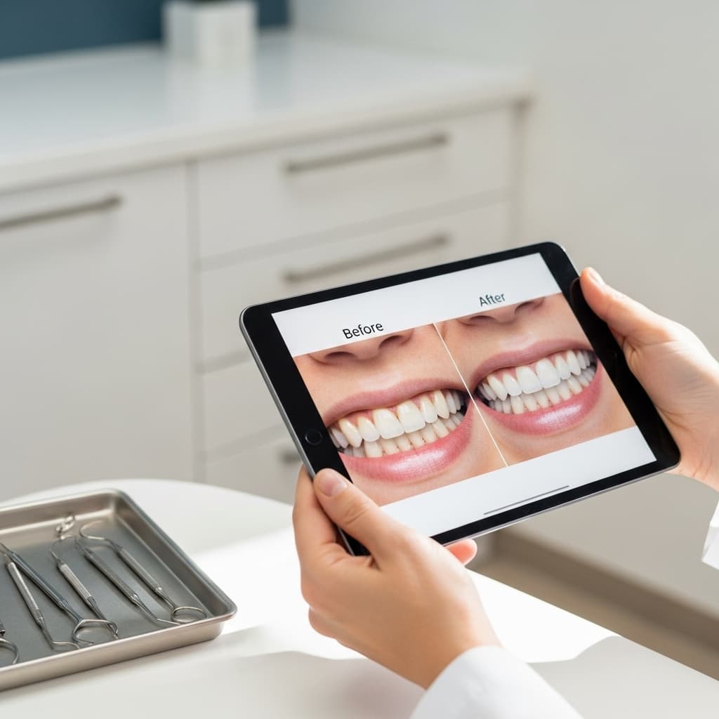 Cosmetic Dentist Before and After Results in Woodland Hills California